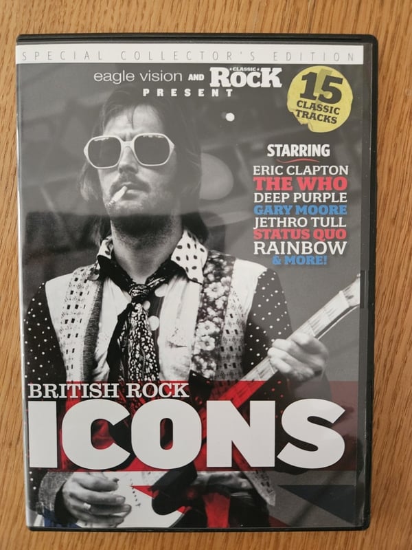 British Rock Icons: Clapton, Deep Purple, Who m.fl. DVD