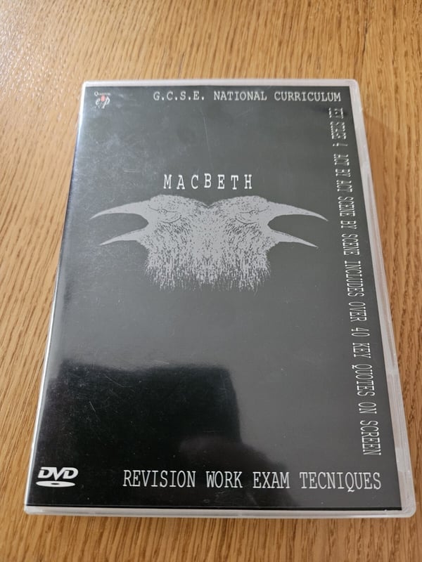 Macbeth: GCSE National Curriculum Key Stage 4 DVD