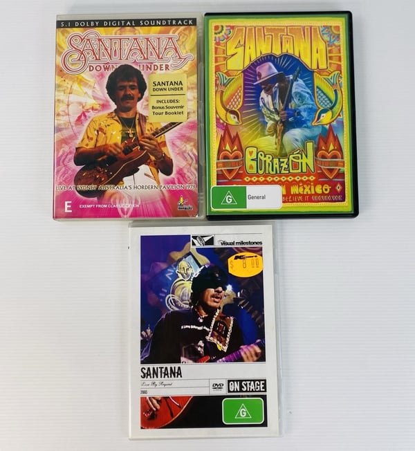 3 Santana Live DVD'er: By Request & Sydney's Hordern