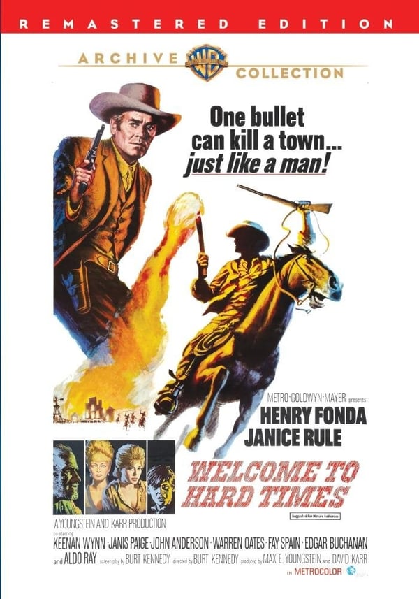 Welcome To Hard Times - Western med Aldo Ray, Edgar Buchanan, Fay Spain - DVD