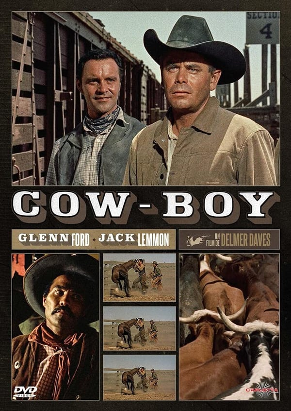 Cowboy med Glenn Ford & Jack Lemmon DVD