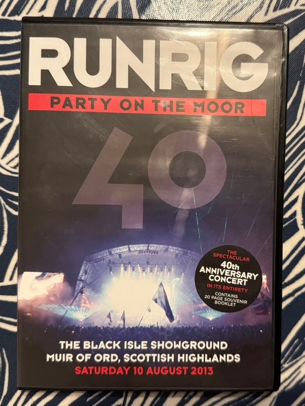 Runrig: Party On The Moor - 40th Anniversary DVD Runrig: Party On The Moor - 40th Anniversary DVD