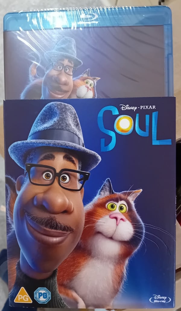 Disney ja Pixarin Soul - Blu-ray slipcoverilla Disney ja Pixarin Soul - Blu-ray slipcoverilla