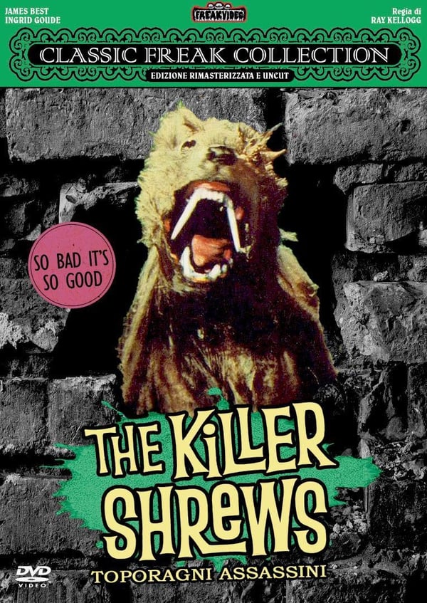 The Killer Shrews - Toporagni Assassini - Skrekkfilm på DVD