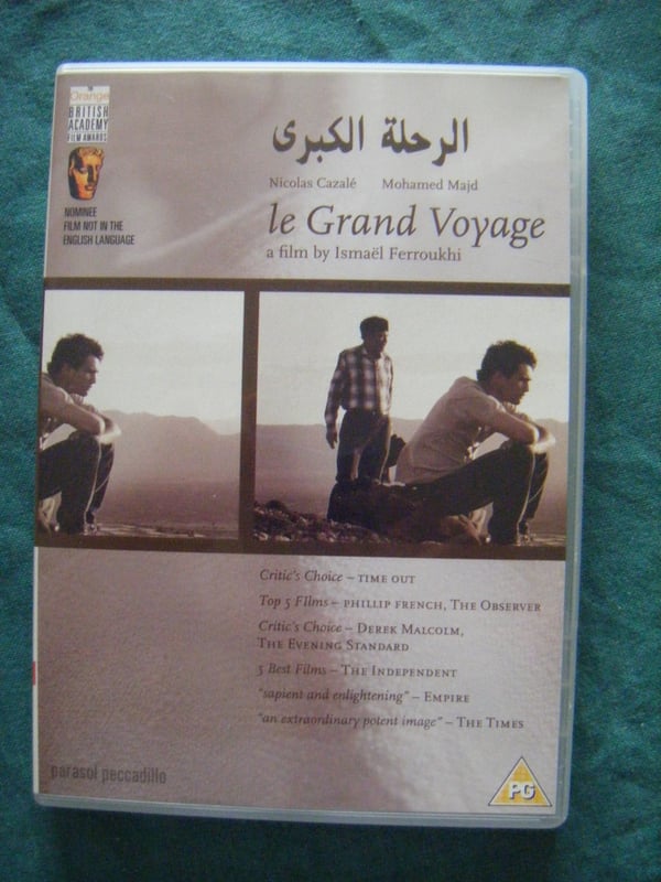 Le Grand Voyage (2006) DVD med postkort – Nicolas Cazal, Ferroukhi