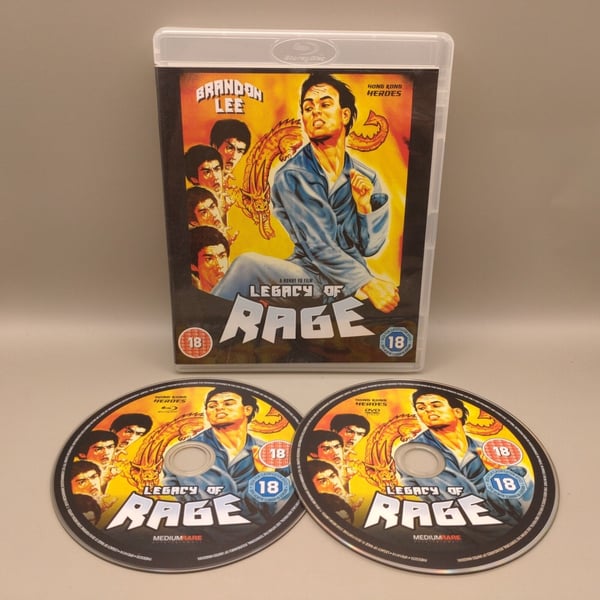 Legacy Of Rage Blu-Ray & DVD (Brandon Lee)