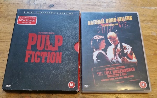 Tarantino Filmbox: Natural Born Killers, Pulp Fiction m.fl. DVD