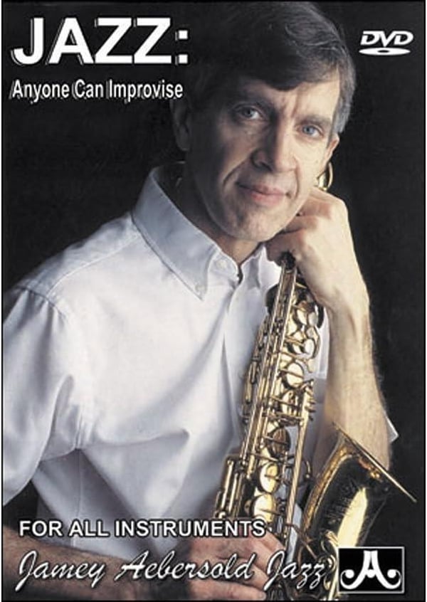Jazz Anyone Can Improvise Jamey Aebersold Huilu, Viulu, Kitara DVD