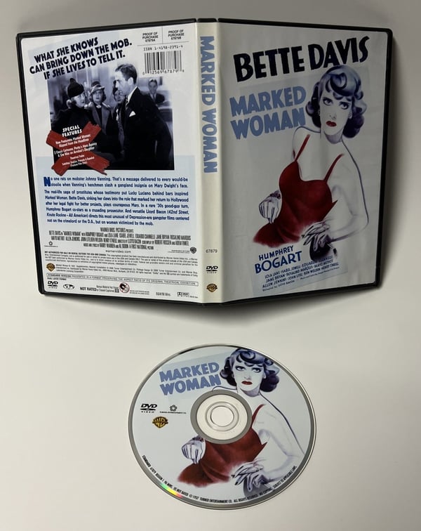 Marked Woman (1937) DVD med Bette Davis & Humphrey Bogart