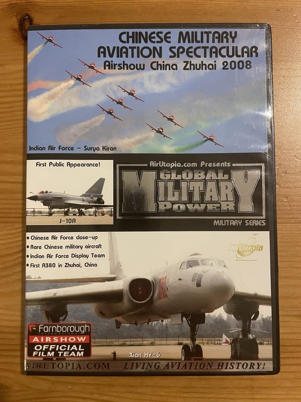 Kinesisk militærflyvning: Airshow China Zhuhai (DVD, 2008)