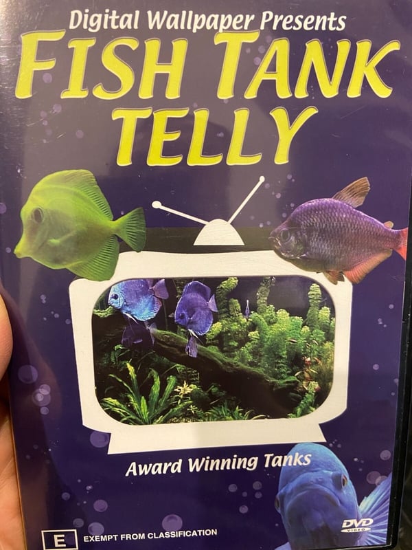 Fish Tank Telly (Akvarium TV Bakgrunn / Digital Bakgrunn) DVD