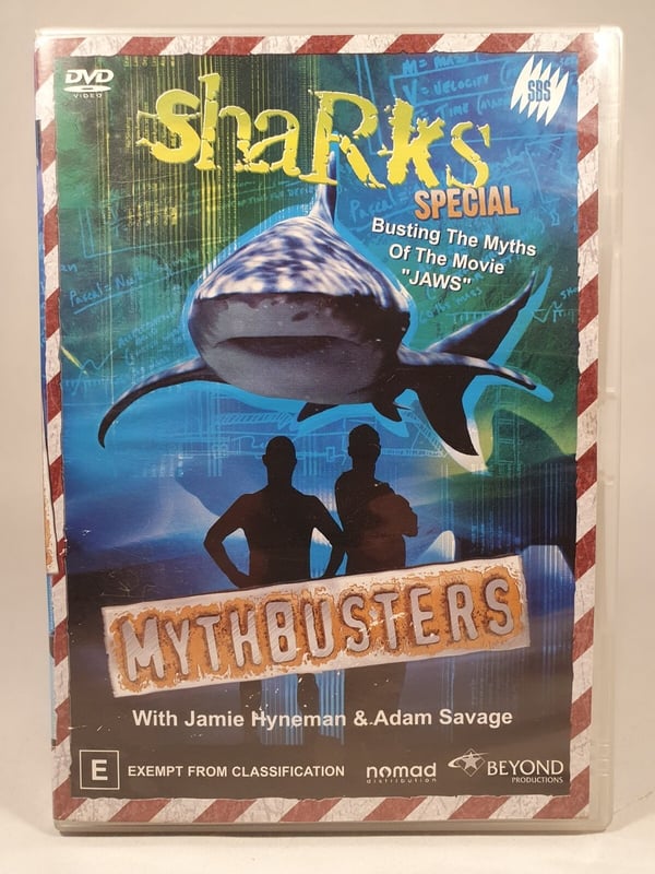 Mythbusters Sharks Special: Avslører Haimyter DVD
