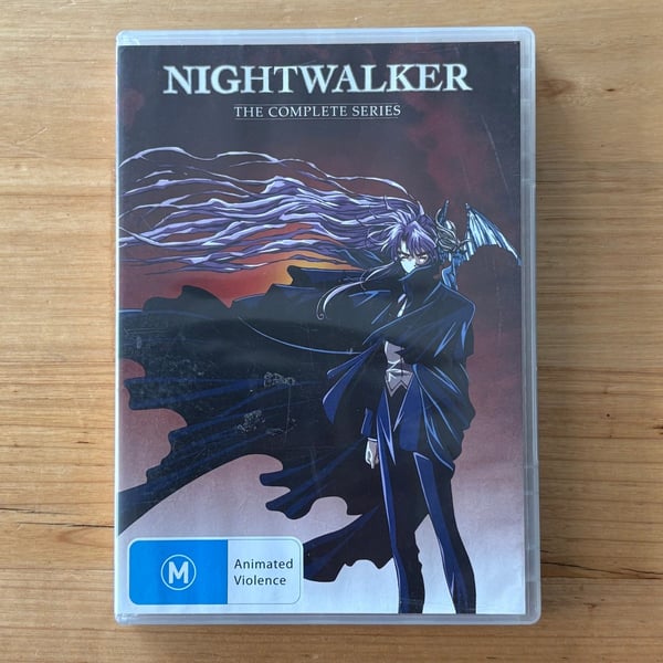 Nightwalker The Complete Series Anime – 4-Disc DVD-boks