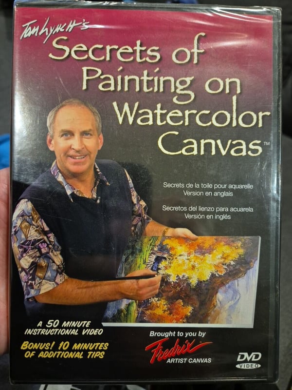 Secrets of Painting on Watercolor Canvas: Tom Lynch Art Workshop (DVD)