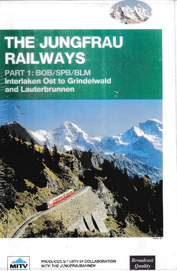 Jungfraubanen Del 1: Interlaken Ost - Grindelwald og Lauterbrunnen DVD