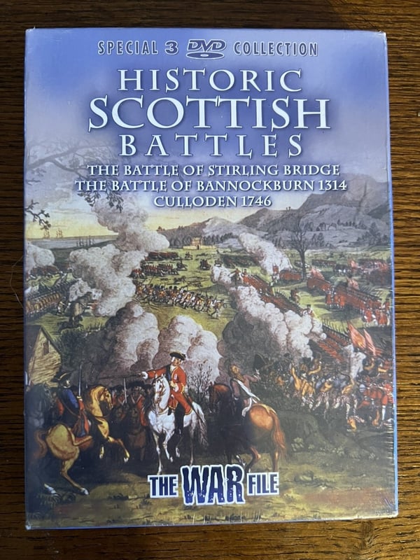 Historiske skotske slag: Stirling Bridge, Bannockburn & Culloden (DVD)
