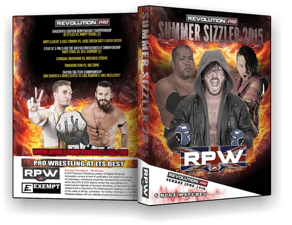 RPW Summer Sizzler Event DVD (2015) - AJ Styles, Cabana, Nakamura, Strong