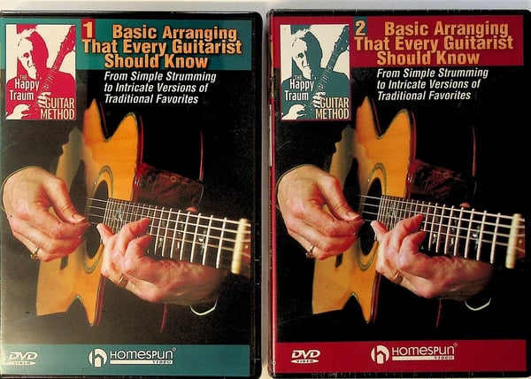 The Happy Traum Guitar Method - Basic Arranging Vol. 1 & 2 DVD