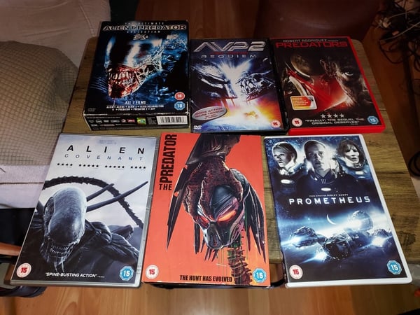 Ultimate Alien Predator Collection: Predators, AVP 2, Covenant, The ...