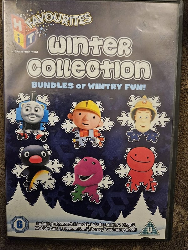 Vinterkolleksjon: Thomas, Kipper, Pingu, Barney & flere (DVD)