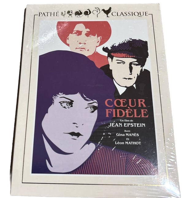 Coeur Fidèle (Faithful Heart) Mustavalkoinen Mykkäelokuva DVD