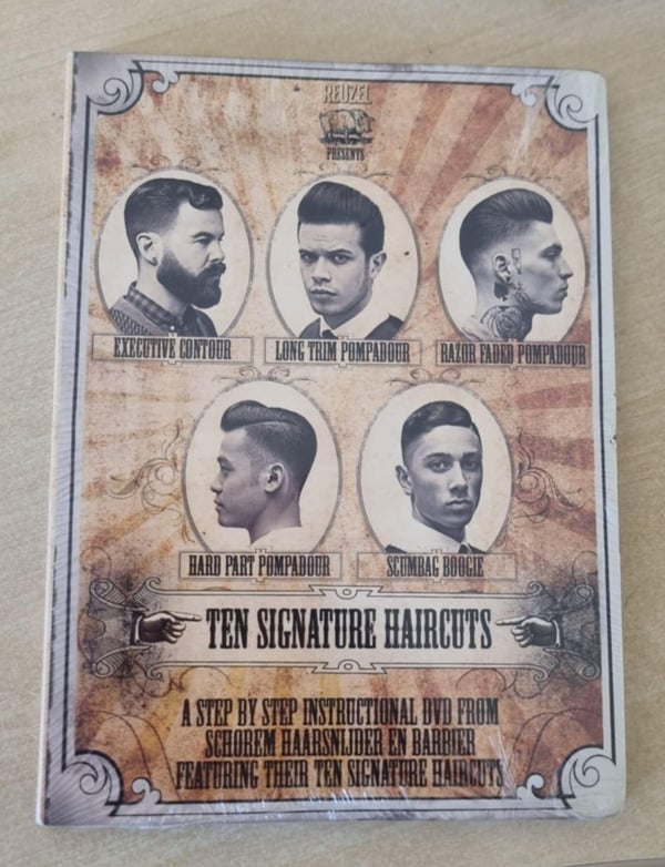Reuzel Presents Ten Signature Haircuts - Trinn for Trinn DVD