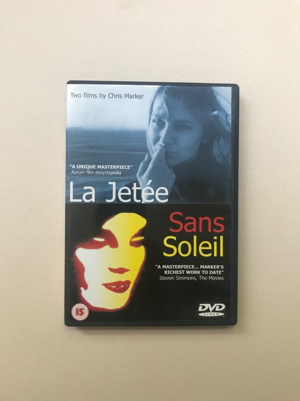 La Jetée / Sans Soleil – 2 filmer av Chris Marker DVD (2003) La Jetée / Sans Soleil – 2 filmer av Chris Marker DVD (2003)