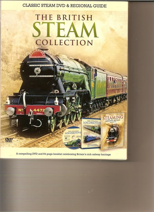 The British Steam Collection & 64-siders bok (DVD)