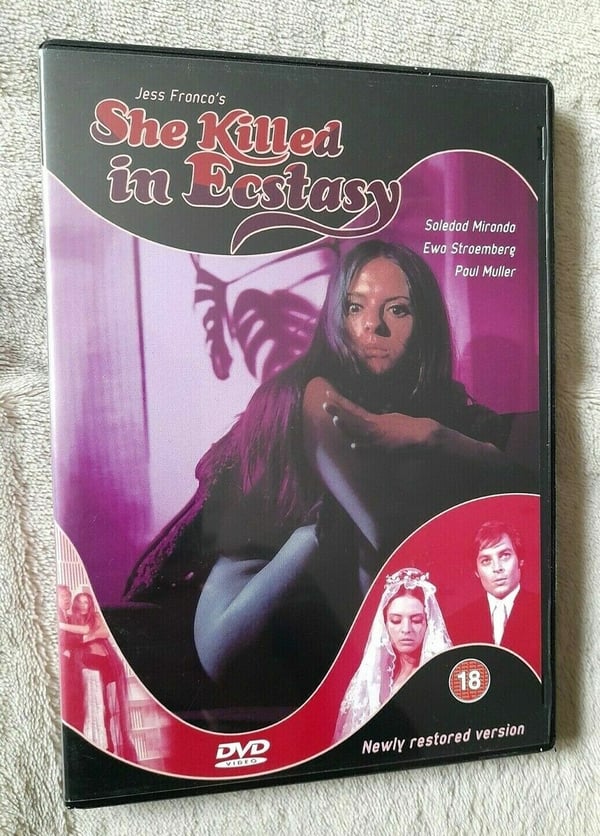 She Killed in Ecstasy med Jess Franco & Soledad Miranda - DVD