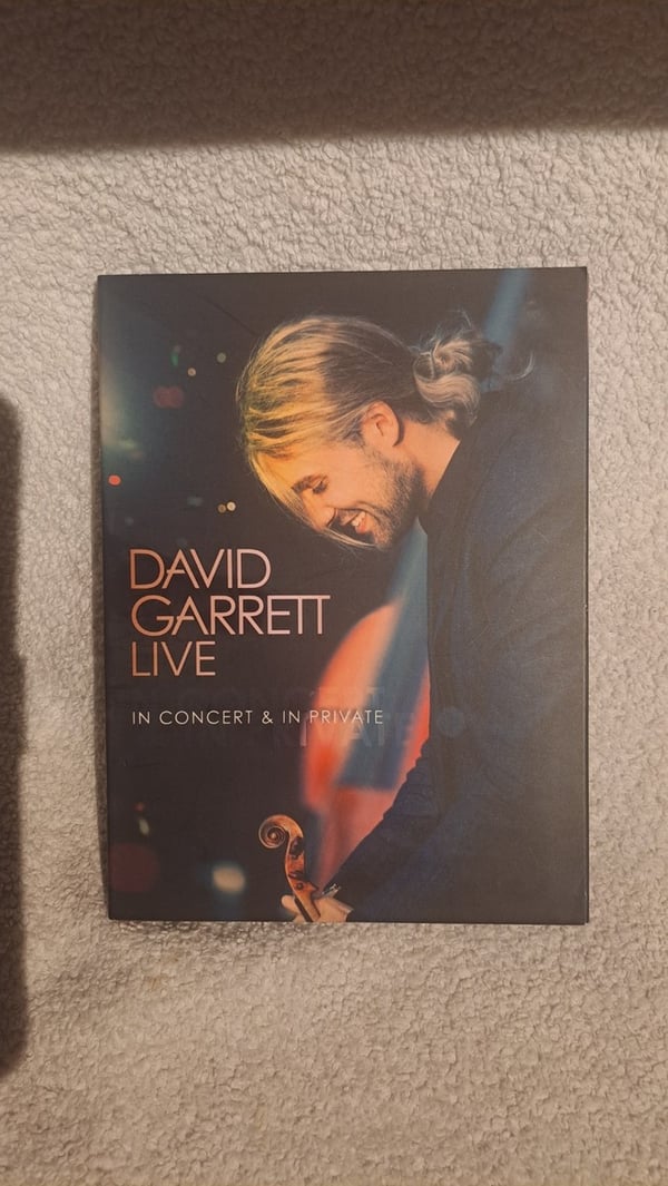 DAVID GARRETT: Live in Concert & in Private DVD (2009)