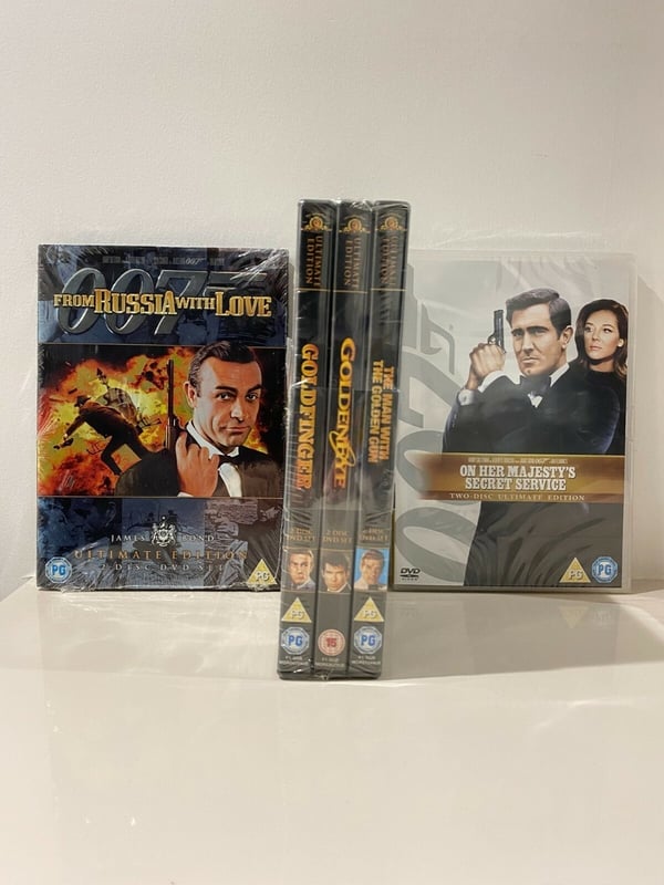 5 x James Bond 007 film - ULTIMATE EDITION DVD