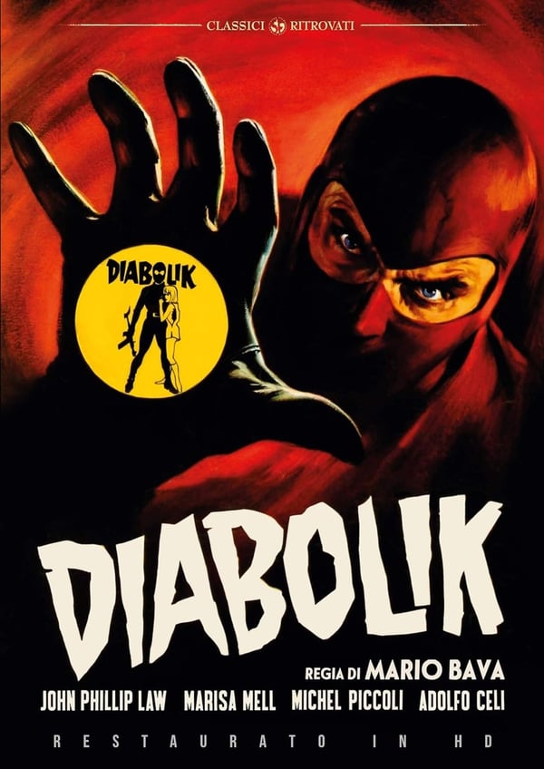 Diabolik (Restaurerad i HD) (Vändbart omslag DVD)