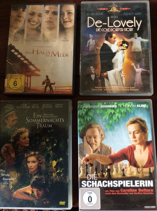Kevin Kline: Haus am Meer, Schachspielerin, De-Lovely, Sommernachtstraum DVD Kevin Kline: Haus am Meer, Schachspielerin, De-Lovely, Sommernachtstraum DVD