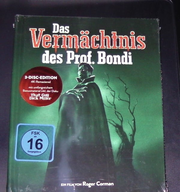 The Legacy of Professor Bondi: Rajoitettu Mediabook 2 Blu-Ray DVD