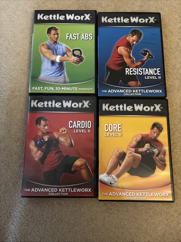 Kettleworx Trænings-DVD-sæt (4 diske) Kettleworx Trænings-DVD-sæt (4 diske)