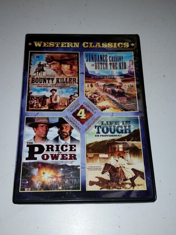 4 Westernklassikere DVD: Bounty Killer, Price of Power m.fl.