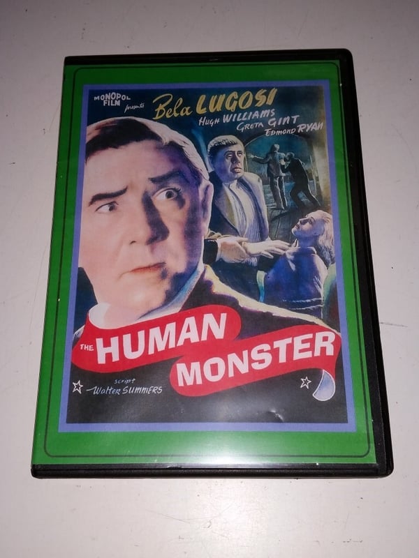 The Human Monster (AKA Dark Eyes of London) - Bela Lugosi Horror DVD