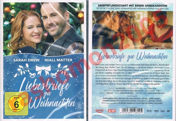 Christmas Pen Pals (2018) med Sarah Drew, Niall Matter DVD