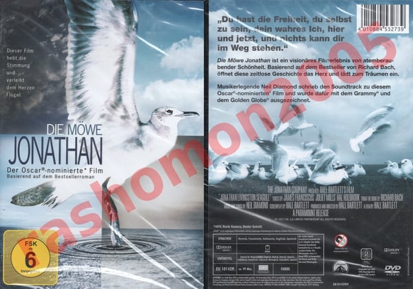 Jonathan Livingston Seagull (1973) - Film av Hall Bartlett DVD