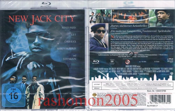 JACK CITY – Uncut Blu-ray (1991) med Wesley Snipes, Ice-T, Chris Rock