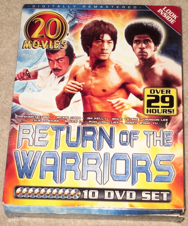 Sonny Chiba: Return of the Warriors (med Jackie Chan) DVD