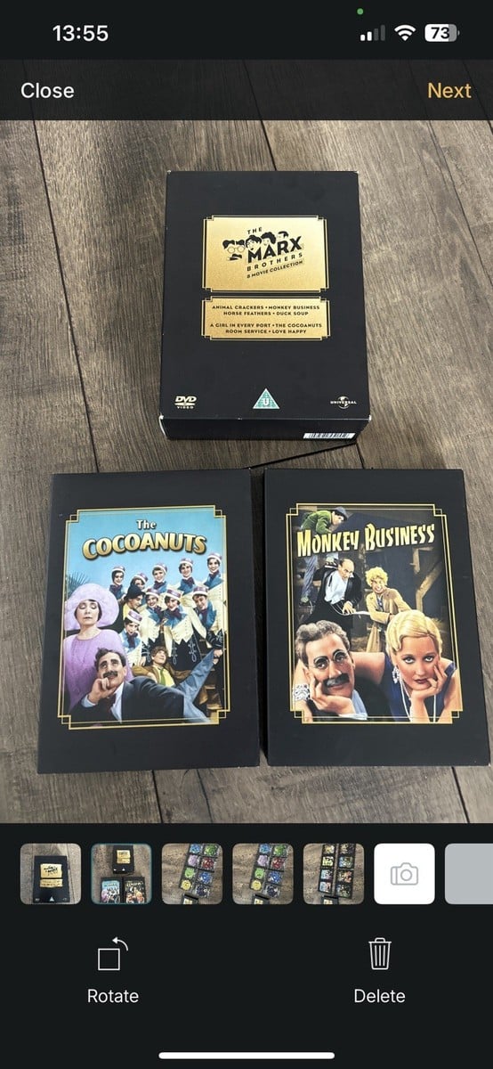 Marx Brothers 8-films samling DVD