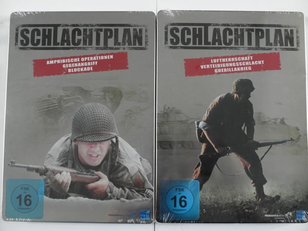 Schlachtplan – Krigssamling: Luftherredømme, Gerilja, Vietnam, Irak, D-Dag (DVD)
