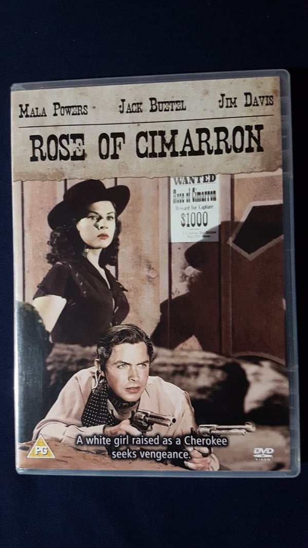Rose of Cimarron, Sjelden DVD med Mala Powers