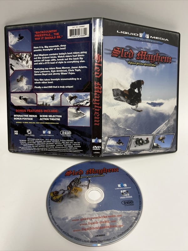 Sled Mayhem: A Yukon Powder Hounds Film (2005) – Snøscooter DVD