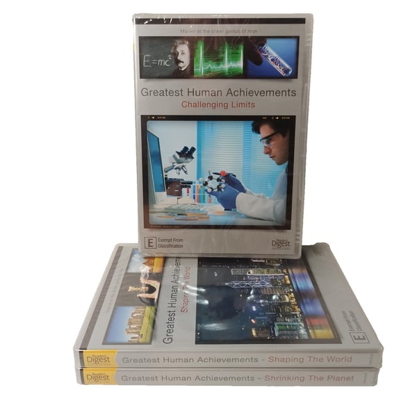 Greatest Human Achievements: 3-DVD Box (Dokumentär)