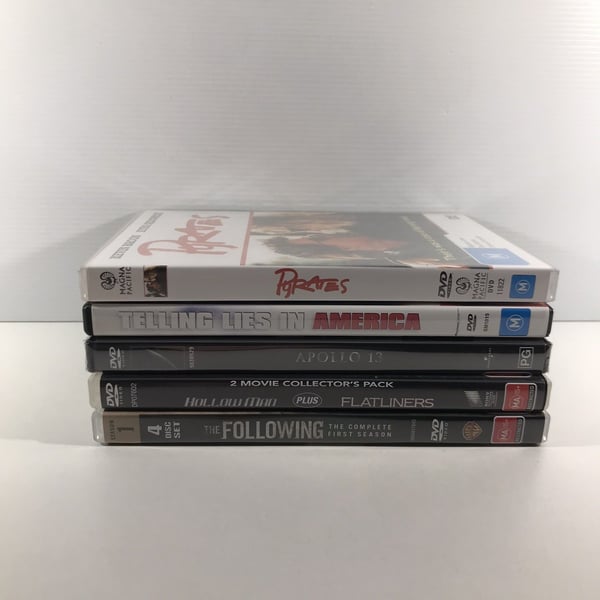 6 x Kevin Bacon -elokuvia ja TV-sarjoja DVD-paketti