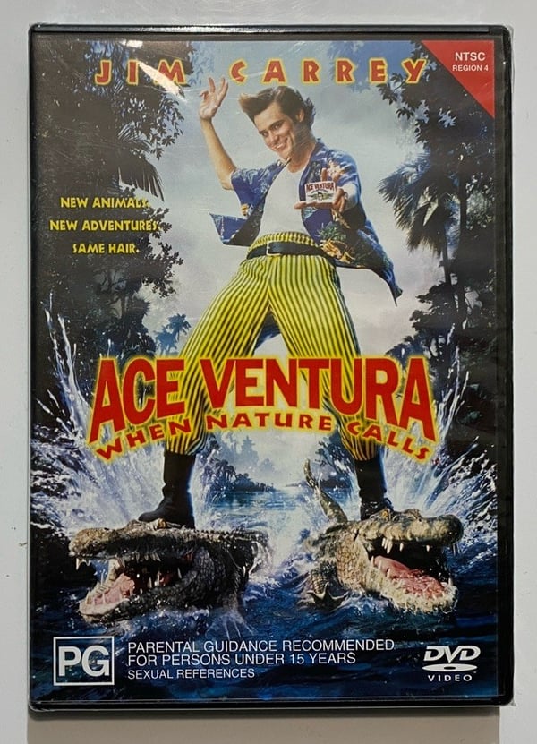 Ace Ventura: Naturen kalder med Jim Carrey Film DVD