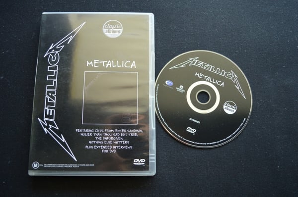 Metallica: The Black Album – Sjælden Australsk Klassiker DVD Metallica: The Black Album – Sjælden Australsk Klassiker DVD
