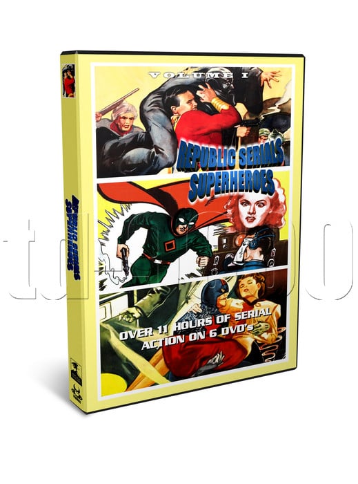 Republic Serials Superheroes Volym 1 - Tre Filmserier DVD